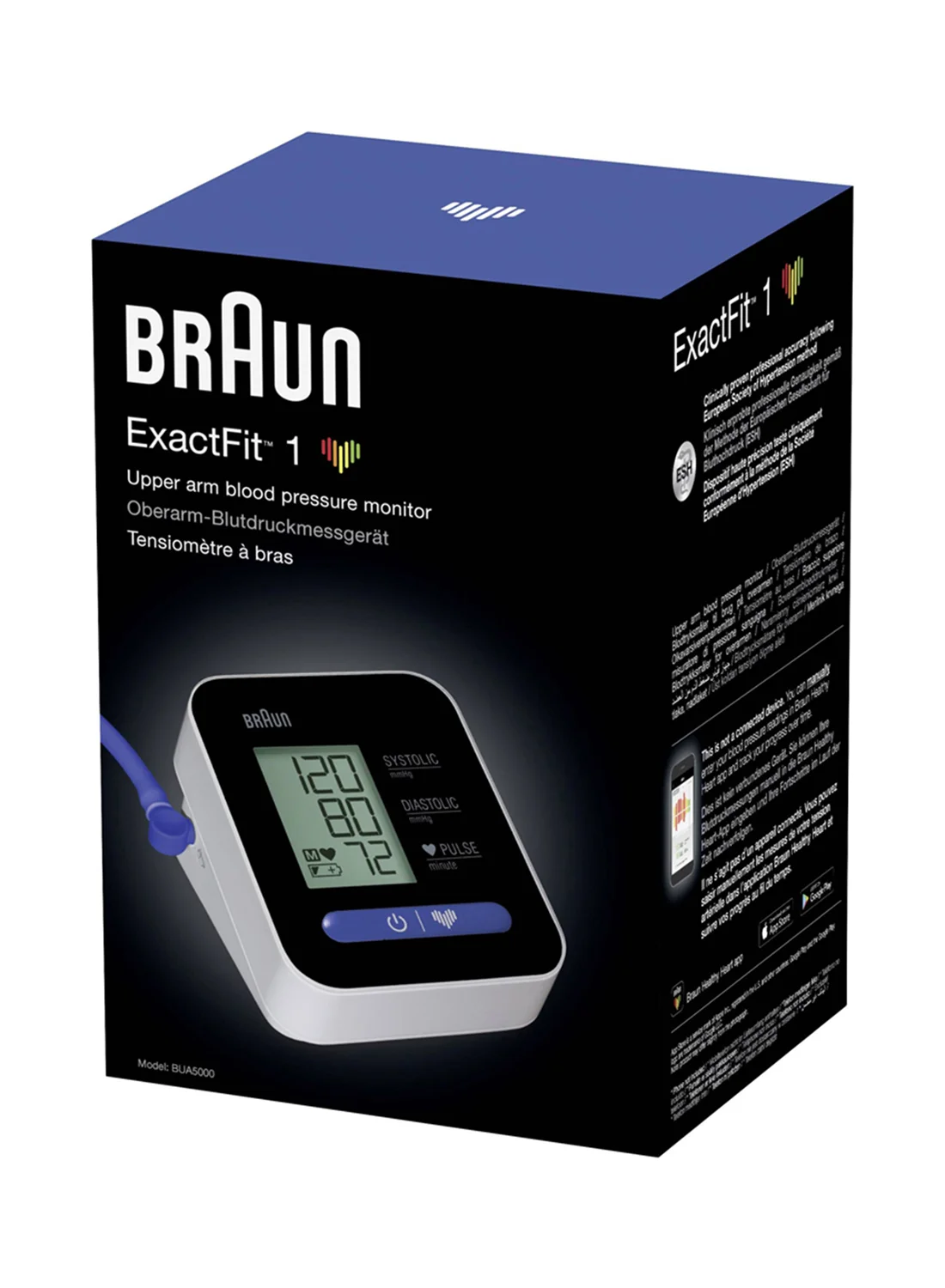 Premium Upper Arm Blood Pressure Monitor Digital Health Tracking Device (1 Unit) gxv78