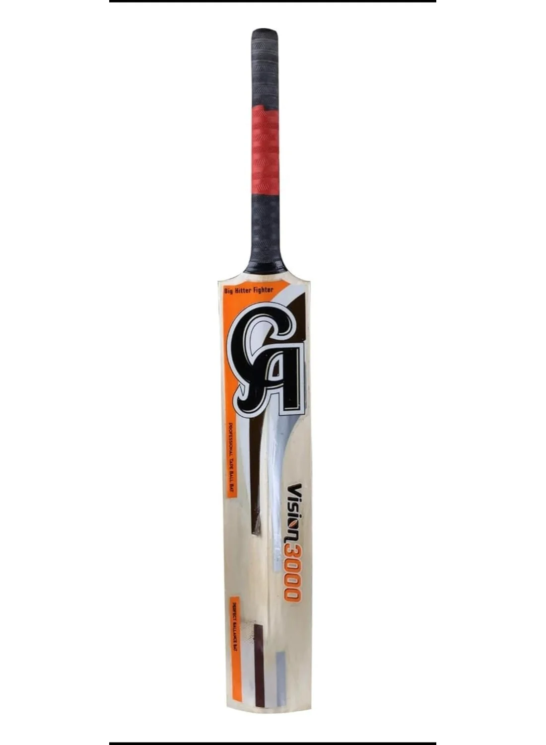 CA Vision 3000 Cricket Bat for Tape Ball and Tennis Ball Professional Wooden Handle (Adult Size) 5n6z8