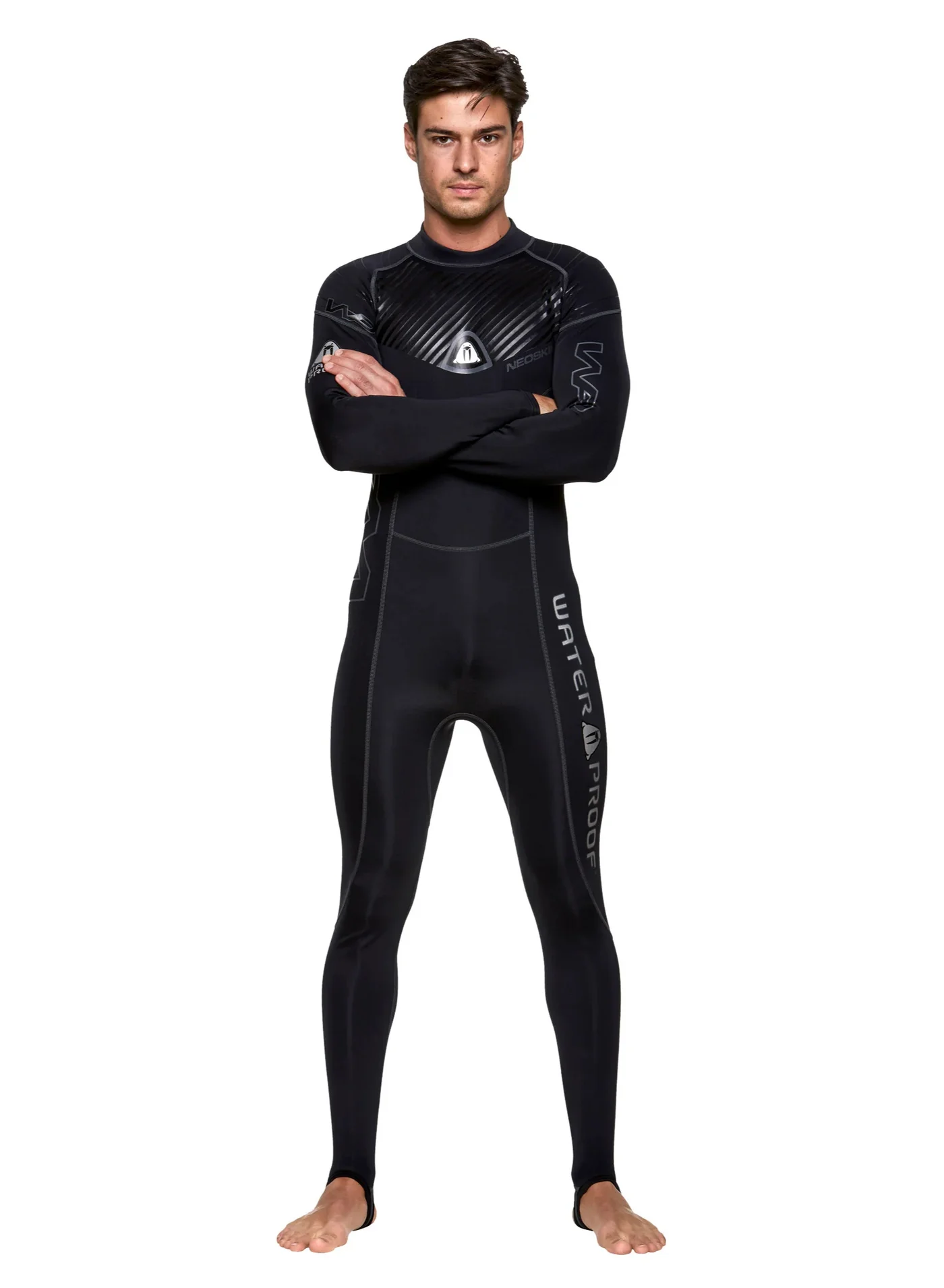 Premium Neoprene Wetsuit Full Body Diving Suit for Men (1.5mm Thickness, Black) 08n9j