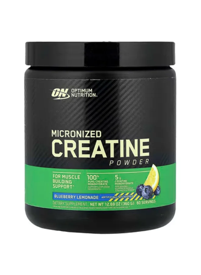 ON Micronized Creatine Powder Premium Muscle Support Supplement (Blueberry Lemonade, 360 g) brg0b