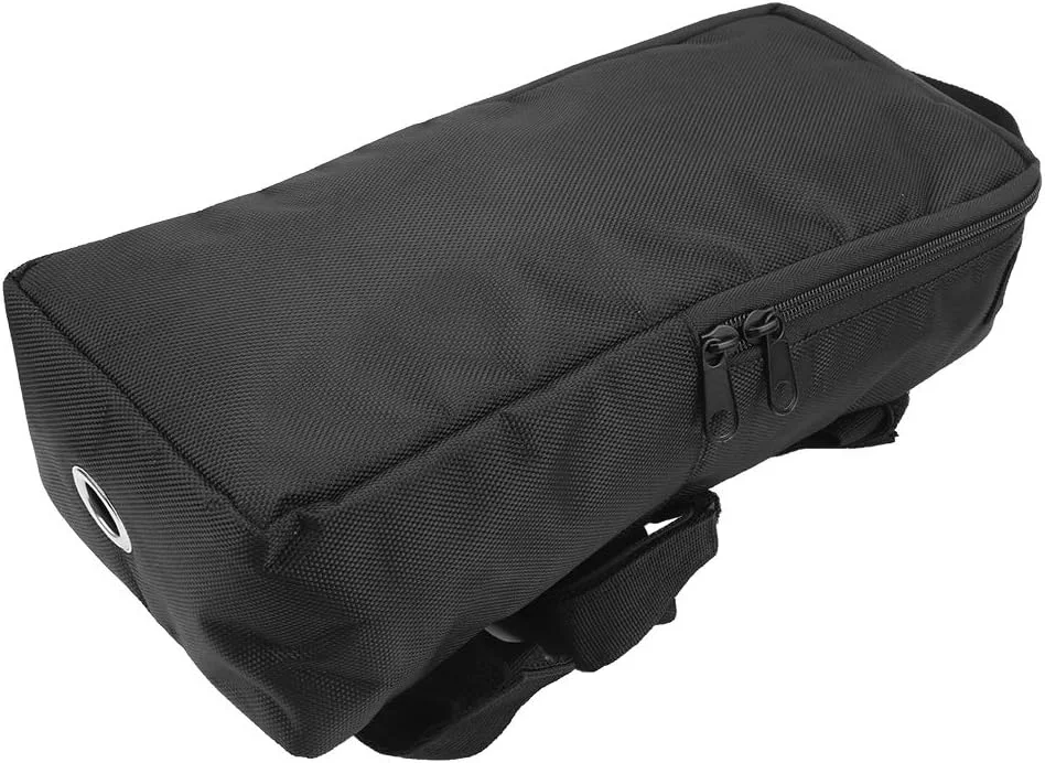 Woobles Electric Scooter Battery Bag Portable Bike Saddlebag Heavy-Duty Storage Pouch for Outdoor Cycling (Black, 25 x 15 x 10 cm) wggwr