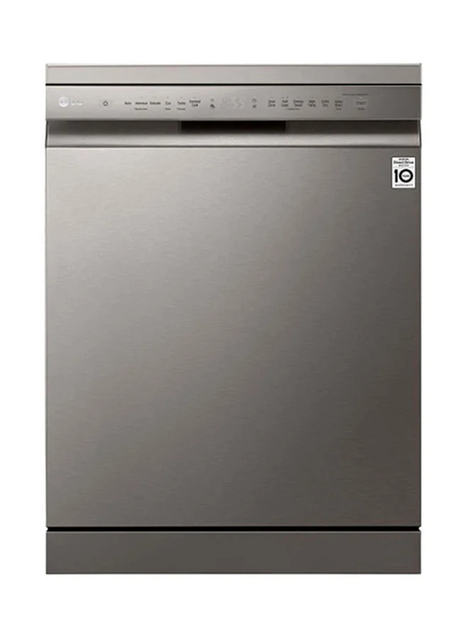 Ultra-HD Freestanding Dishwasher 14 Place Settings 8 Programs 1600W (Silver, 9 L) 7soy5