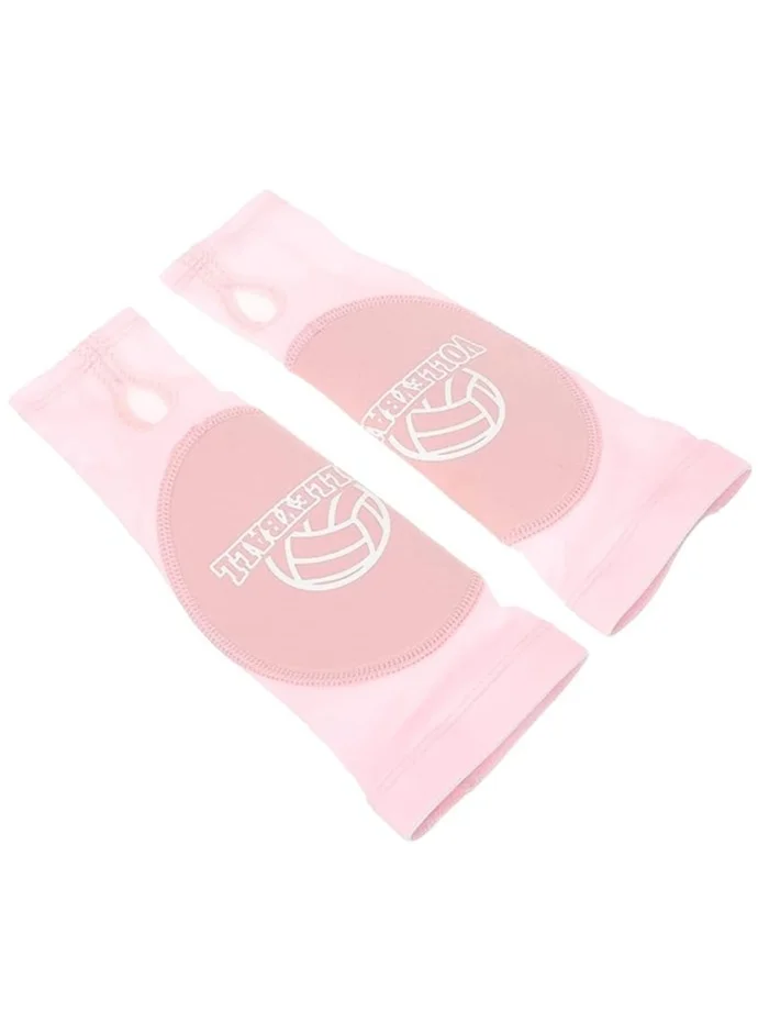 SYOSI Volleyball Arm Sleeves with Protection Pad and Thumbhole for Youth Training (1 Pair, One Size) rwky4