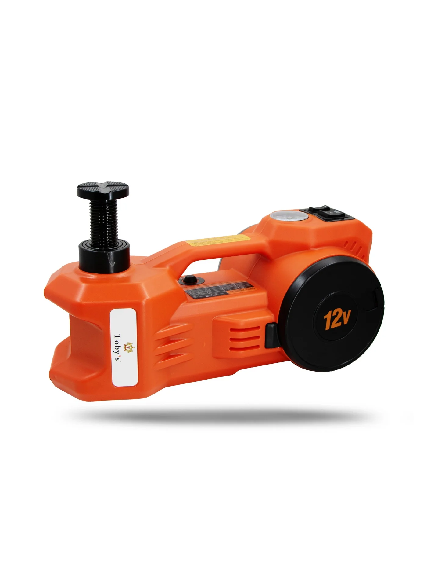 Toby's 3-in-1 Electric Hydraulic Car Jack 5T 12V Automotive Lifting and Tire Inflation System u2wvd