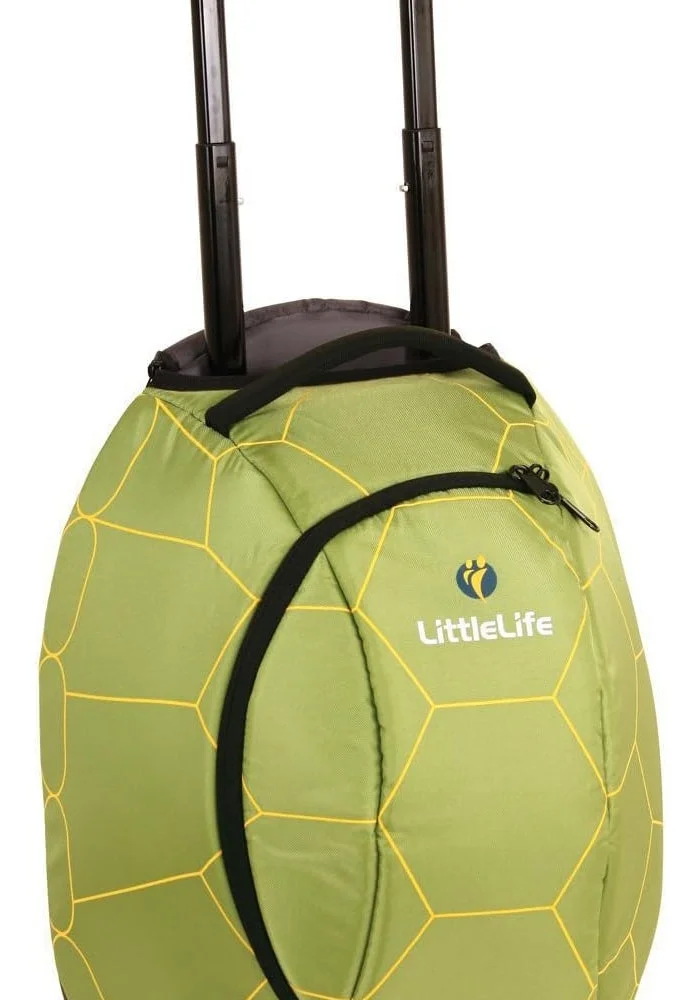 Animal Wheelie Duffle Bag Turtle Design Rolling Luggage for Kids (40 cm x 30 cm x 20 cm) lc2es