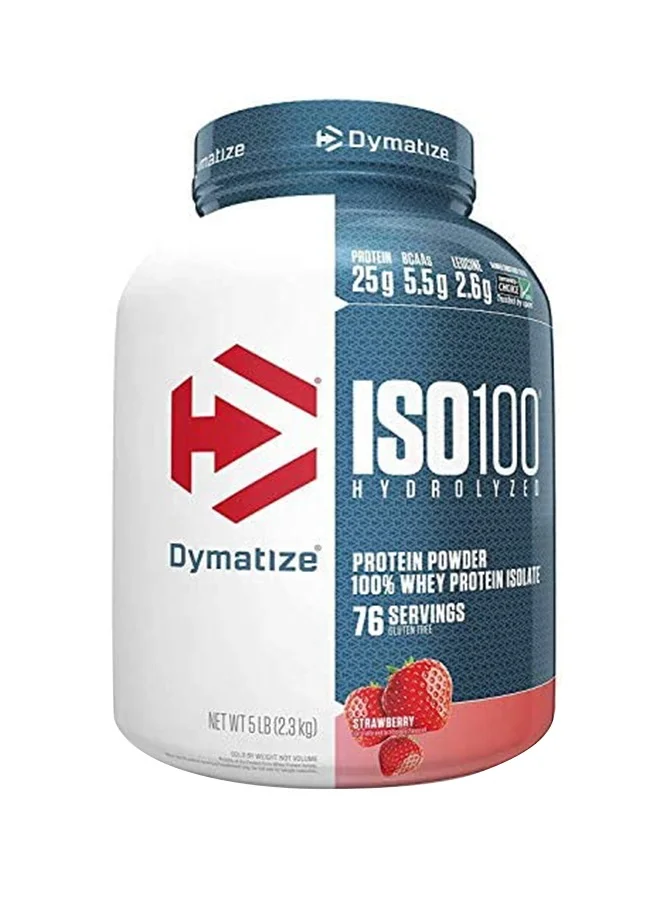 Dymatize ISO 100 Whey Protein Powder (Strawberry, 2.3 kg) 9tme9