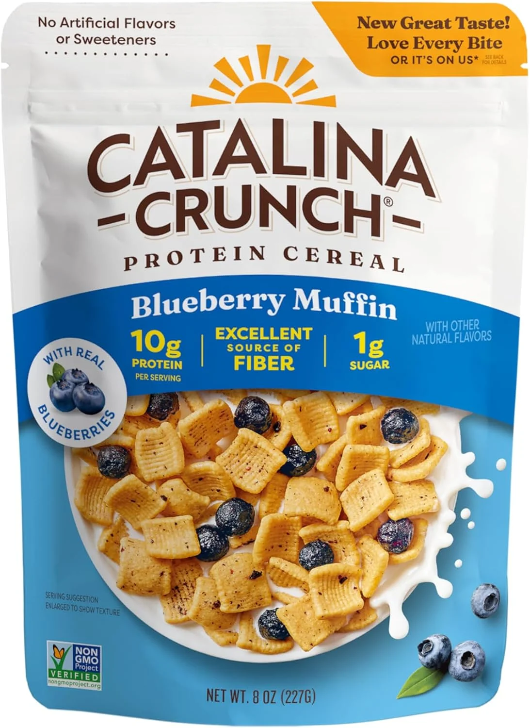 Catalina Crunch Blueberry Muffin Protein Cereal (Low Carb, Gluten Free, Vegan, 227 g) 7i8az