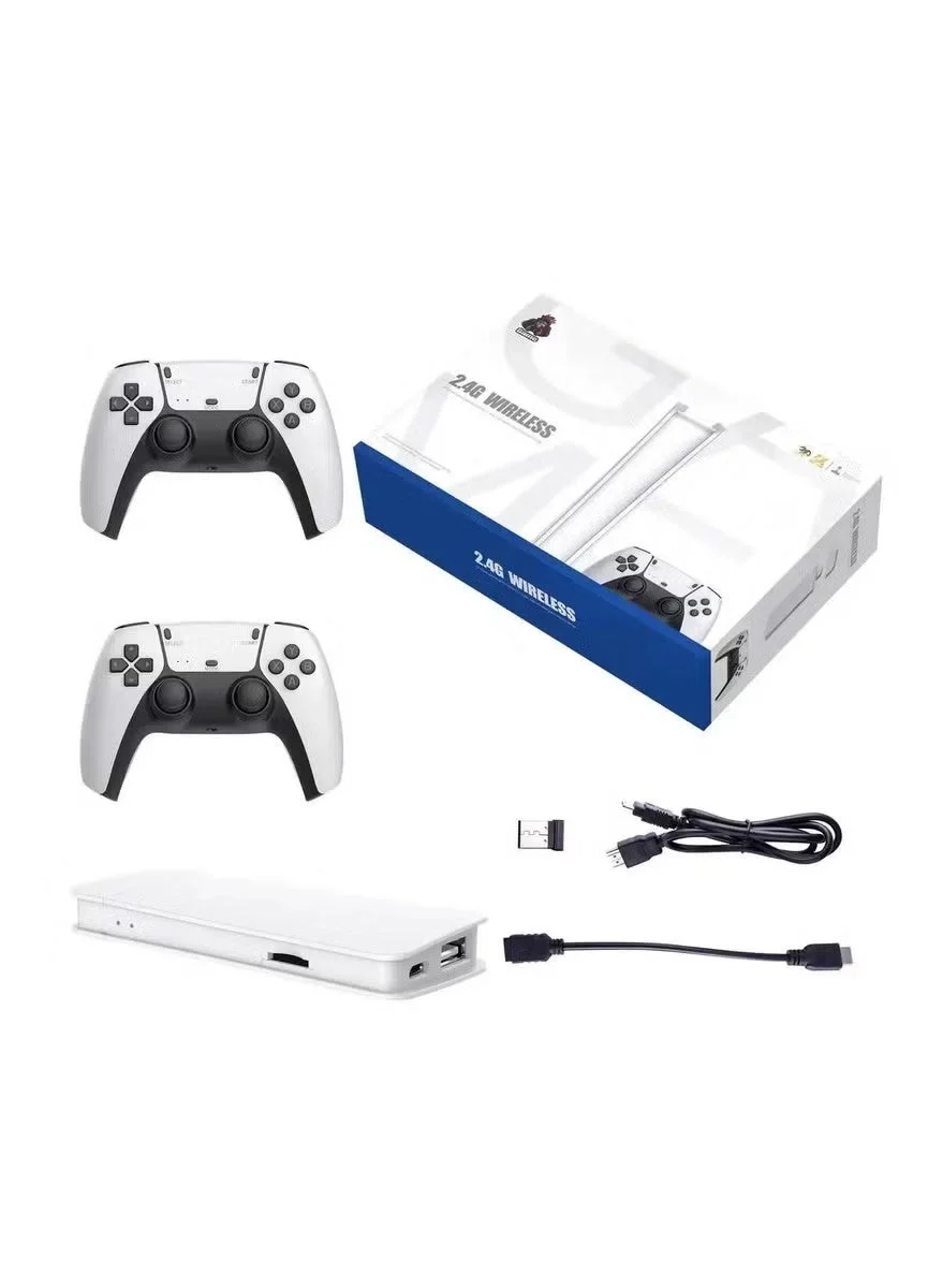 Retro Dual Wireless Gaming Console 4K Ultra HD HDMI Output (20,000+ Classic Games, Portable Plug-and-Play) 1hfos