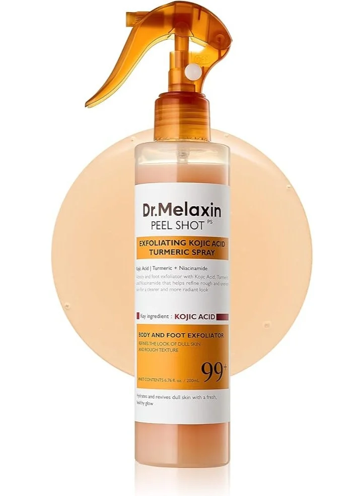 Dr. Melaxin Body Keratin Care Kojic Acid Turmeric Exfoliating Spray (200 mL) m9tah