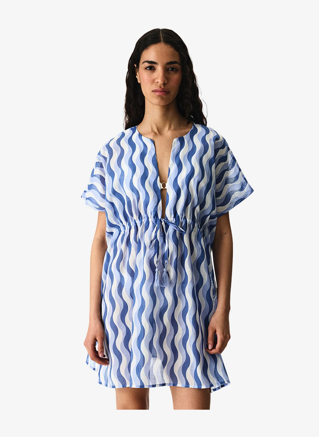 Penti Gloria Multicolour Kaftan Premium Lightweight Beach Cover-Up for Women (One Size) v8jnx
