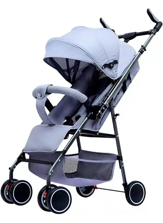 Beauenty Lightweight Foldable Baby Stroller Safety Belt with Storage and Sunshade (Universal, 1 Piece) 16r54