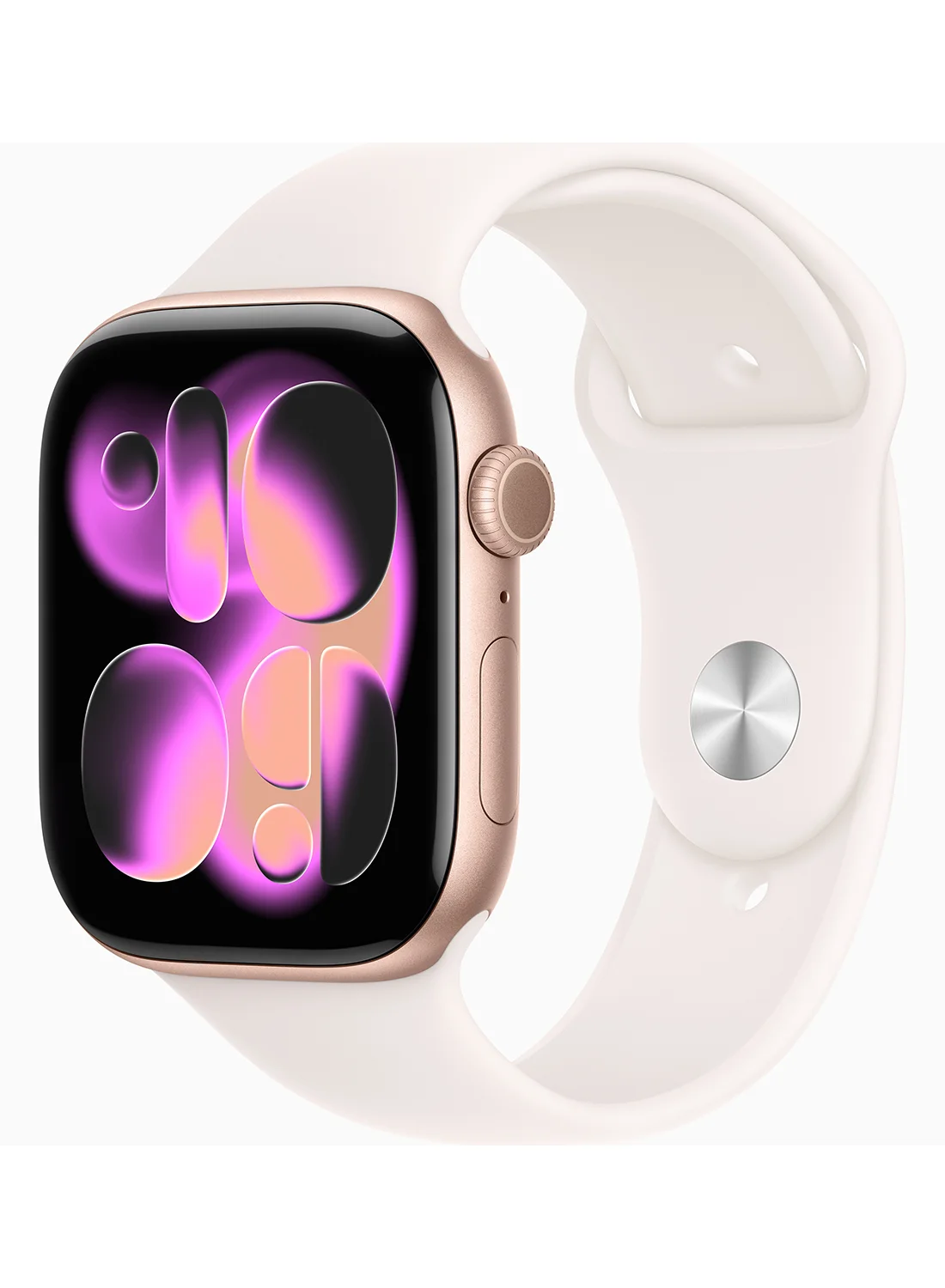 Premium Smart GPS Watch 46mm Aluminium Case with Sport Band (Rose Gold, M/L) yzqcl