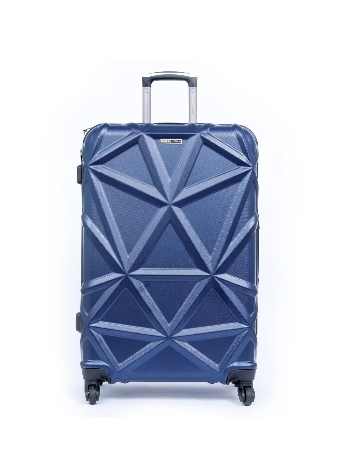 PARAJOHN Matrix Large Hardshell Spinner Luggage Trolley Lightweight ABS Suitcase for Travel (Navy, 28-Inch) mepou