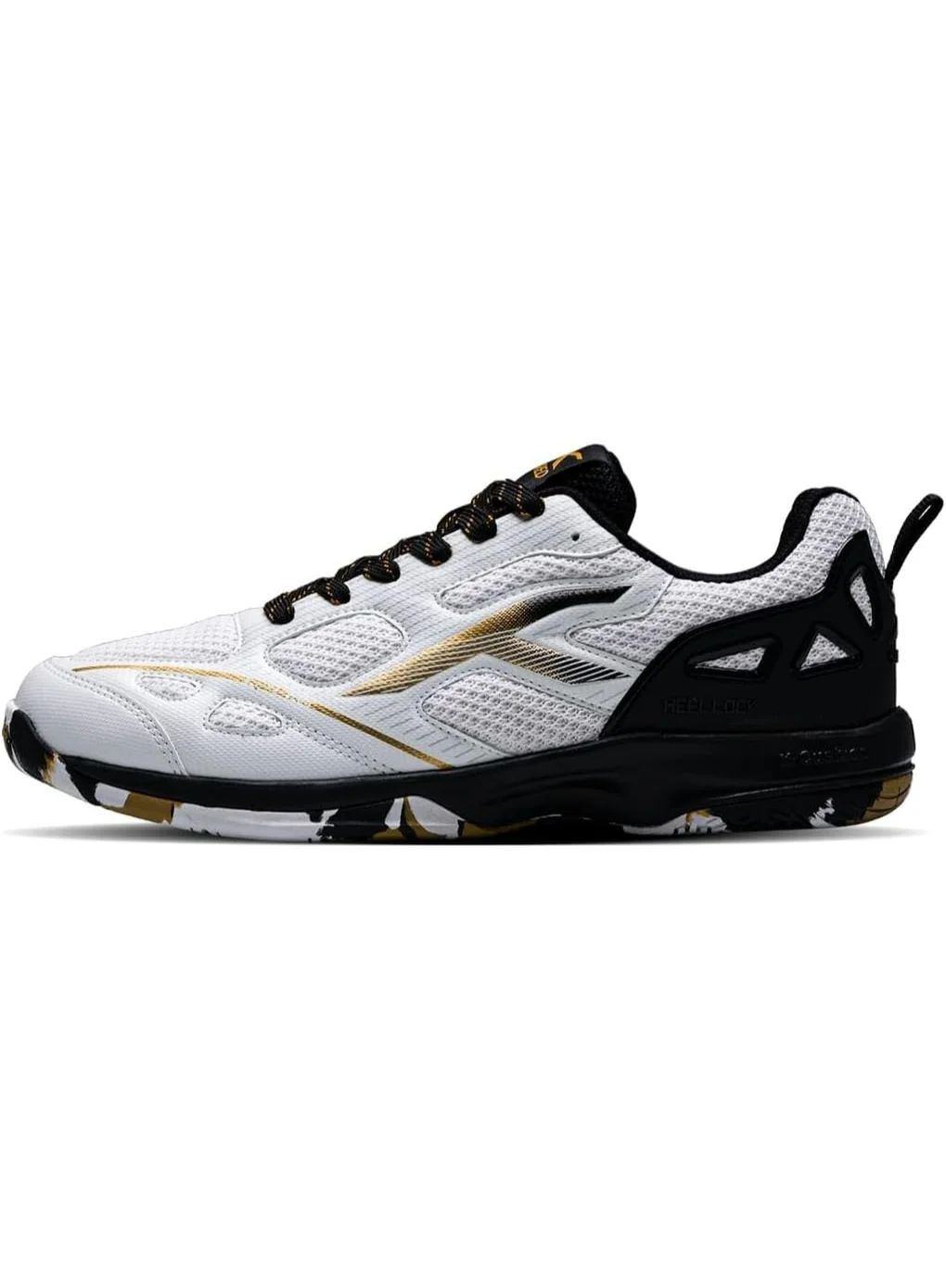 Hundred Raze Pro Badminton Shoes Lightweight Indoor Sports Footwear with Active Grip Sole and Extended Heel Lock (Unisex) qdtnu