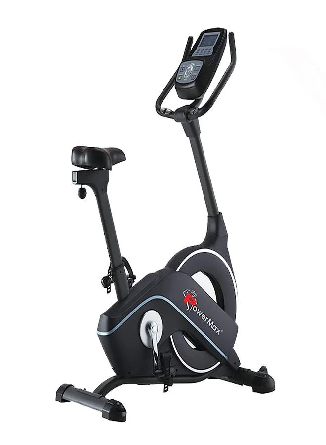 Powermax Fitness Magnetic Upright Exercise Bike Premium Alloy Frame For Home Cardio Training (1 Unit) jstia