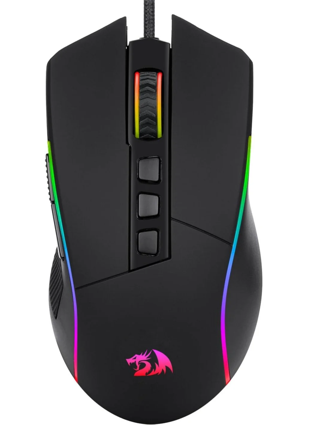 Plank M812-RGB Wired Gaming Mouse 16,000 DPI Optical Sensor Programmable Ergonomic Mouse with Fire Button for PC and Laptop 9cp9m