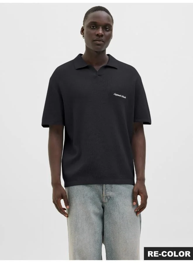 JACK & JONES Premium Logo Polo Shirt Classic Fit Casual Wear for Men (Size L) itetg
