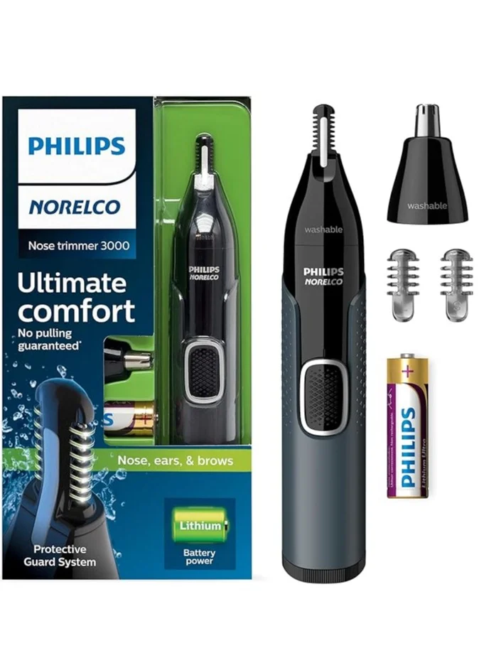 Professional Precision Nose and Ear Hair Trimmer for Men (Compact Grooming Tool, 1 Piece) y6qwn