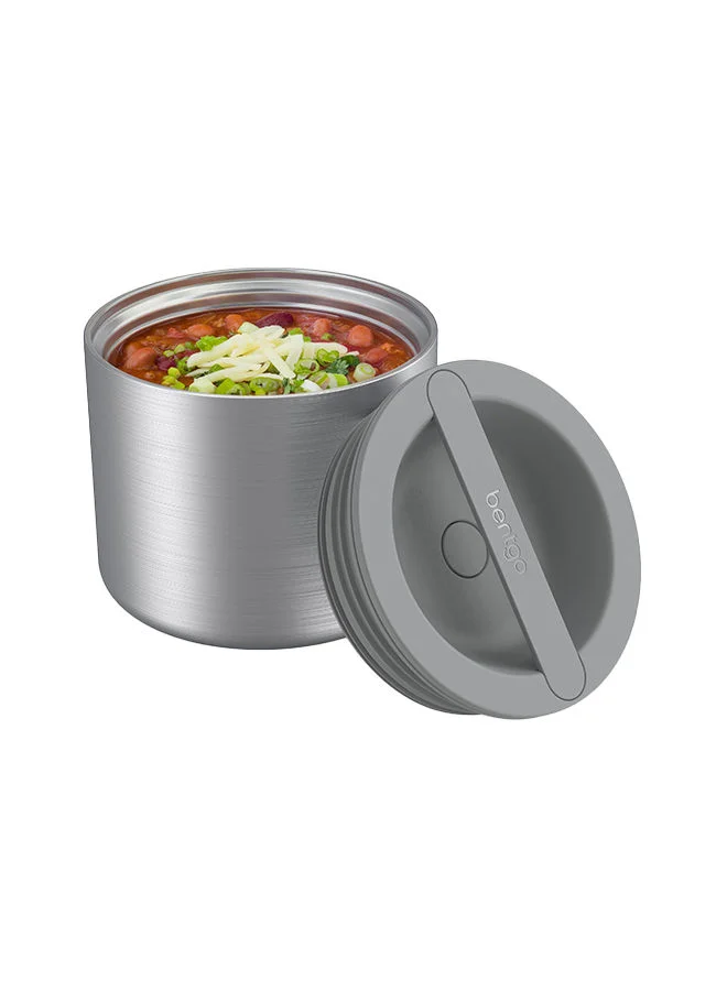 Premium Stainless Steel Insulated Food Container Double-Walled Thermal Lunch Box (500 mL) x59zn