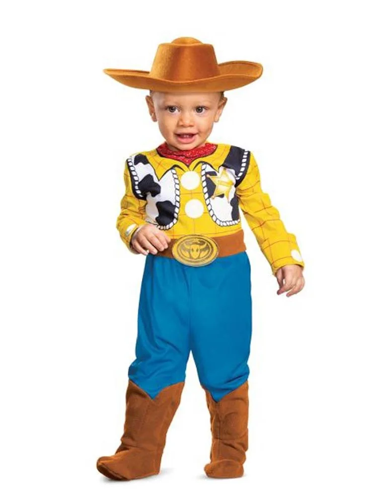 Party Centre Infant Cowboy Costume Deluxe Outfit for Baby (Polyester, 6-12 Months) p9he2