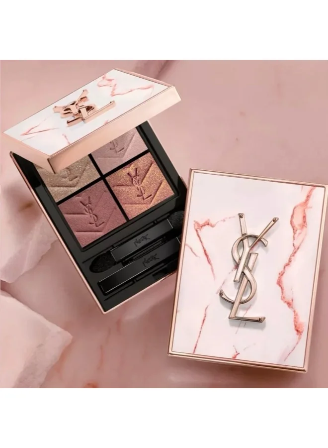 Premium Couture Mini Eyeshadow Palette 4-Color High Pigment Matte & Shimmer Finish (Burning Desire, 4g) r3oxz