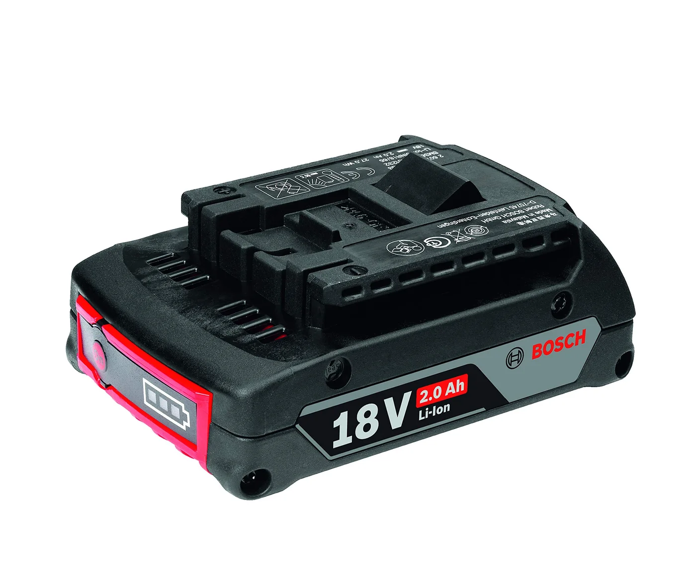 Premium 18V 2.0Ah Lithium-Ion Replacement Battery Pack for Cordless Power Tools (Black, 2.0Ah) gmxio