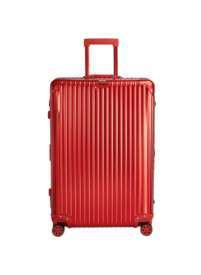 Kenza Ultra Light Luggage Trolley Premium Travel Suitcase (Red, 74 cm) 0ajyl