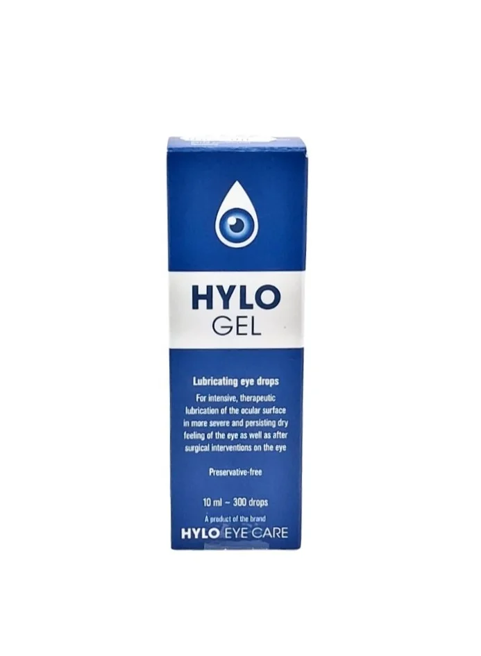 Hylo Gel Lubricating Eye Drops for Dry Eyes (10 mL) n8b45