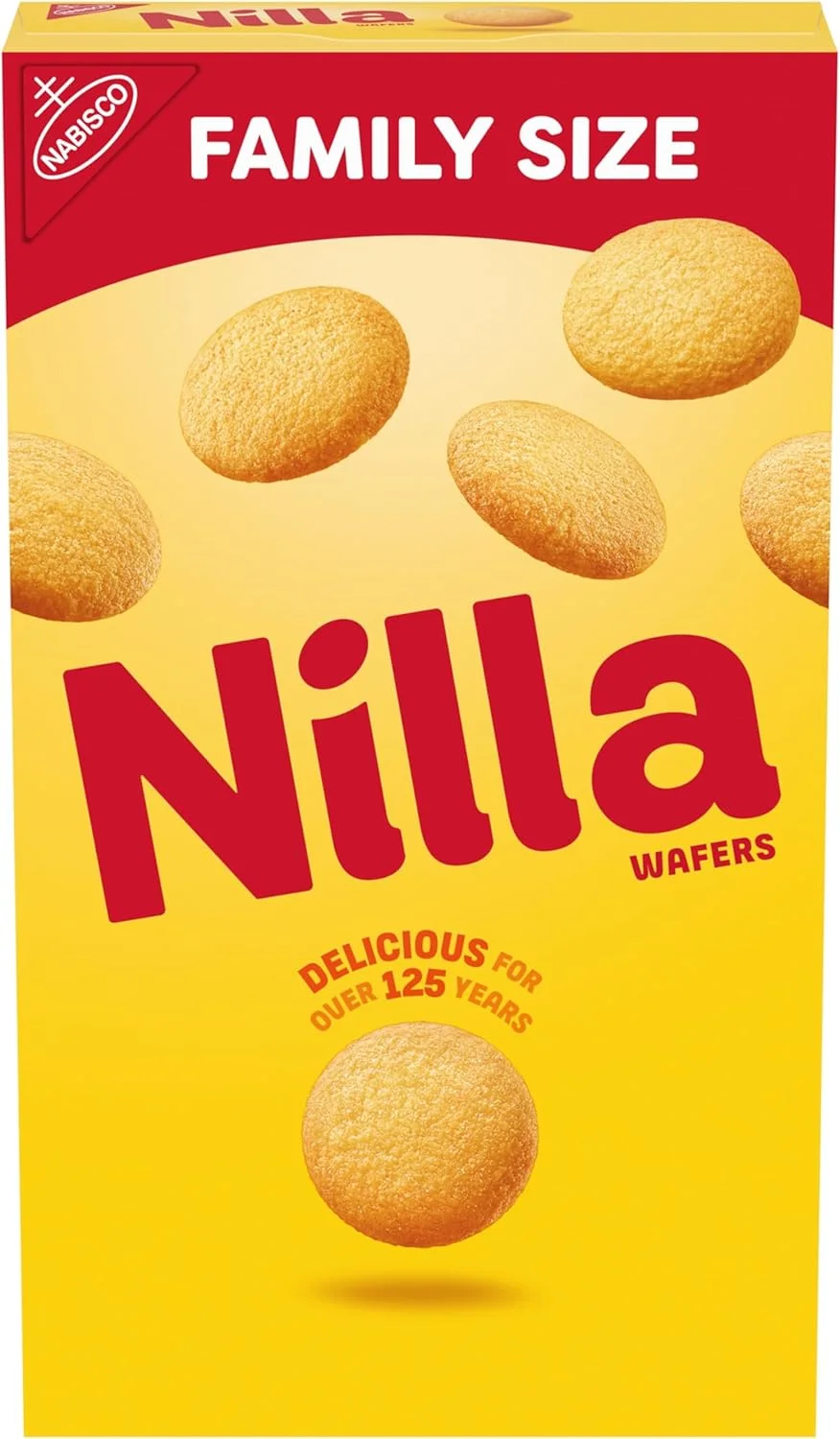 Premium Vanilla Wafers Crispy Snack Cookies (Family Size, 425 g) ue5xp