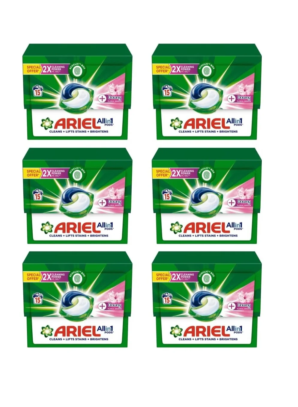 Premium 3-in-1 Laundry Detergent Pods, Powerful Stain Removal Formula, Original Scent (90 Capsules) yfm3z