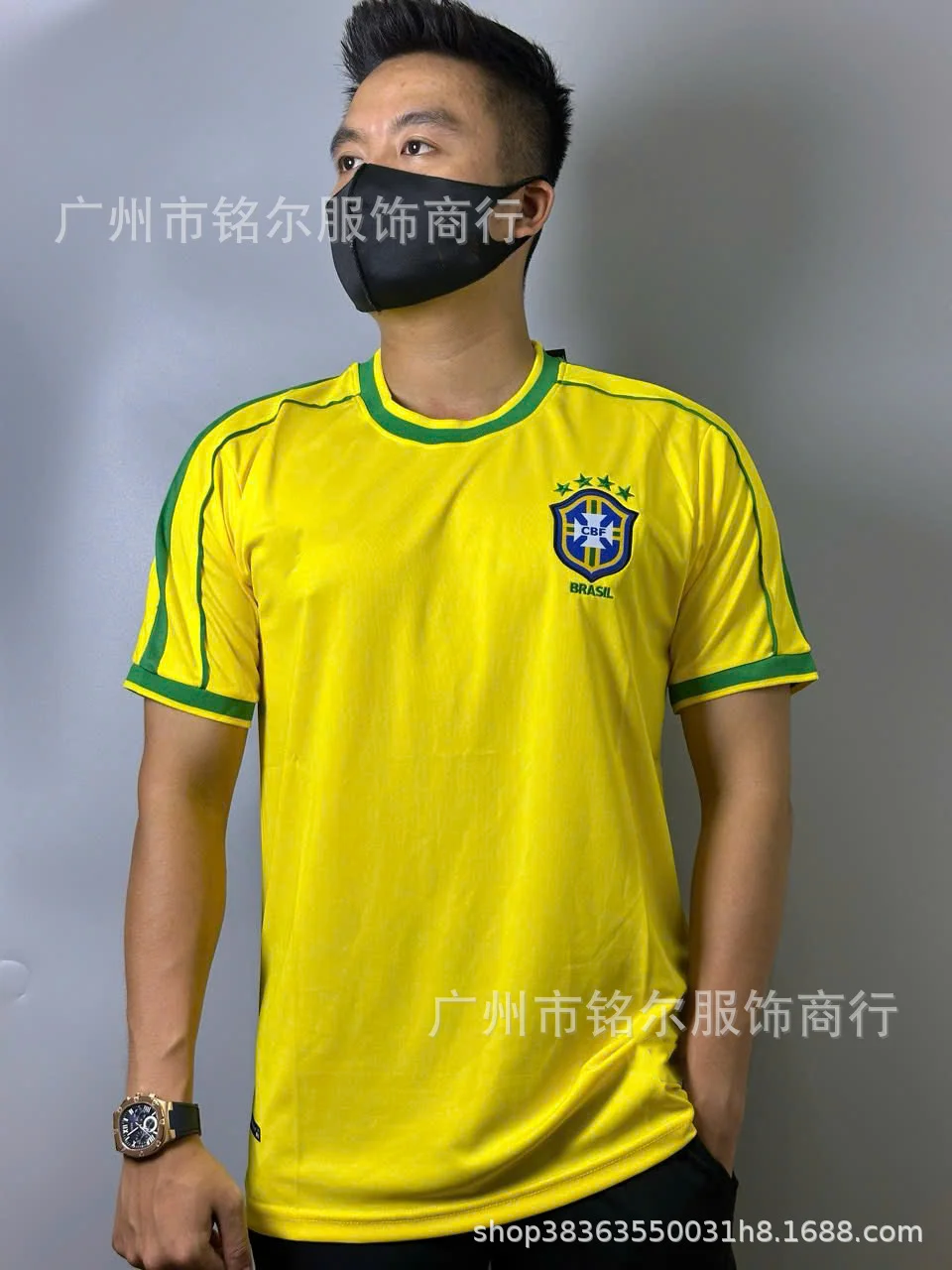 Vintage Football Jersey Retro Soccer Uniform Breathable Athletic Shirt for Fans (Adult, Large) vvoem