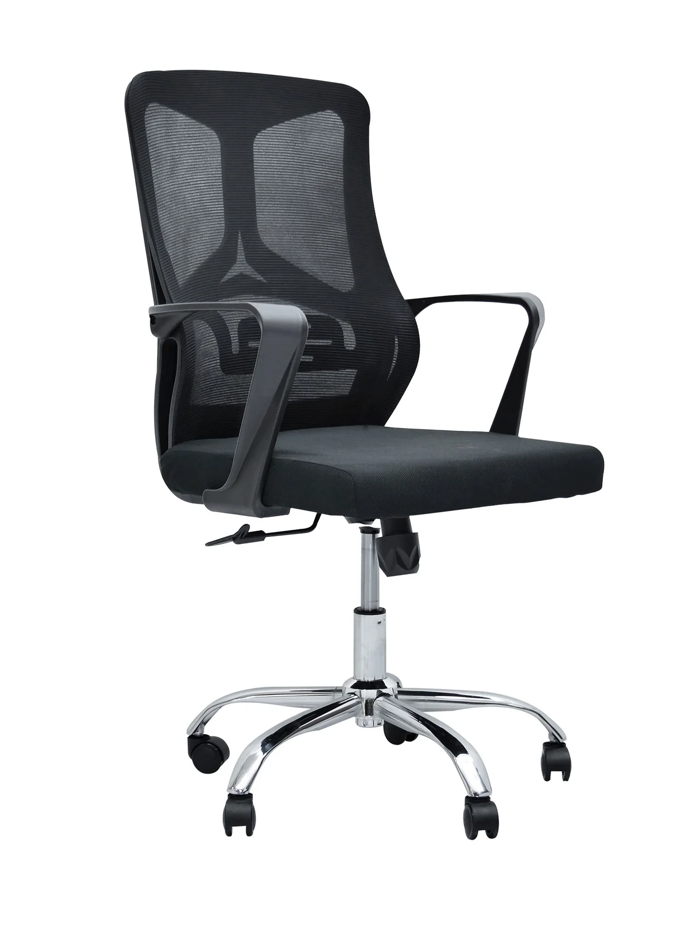 Premium Ergonomic Mesh Office Chair with Lumbar Support and Adjustable Height (Black, 1 Unit) g4ph7