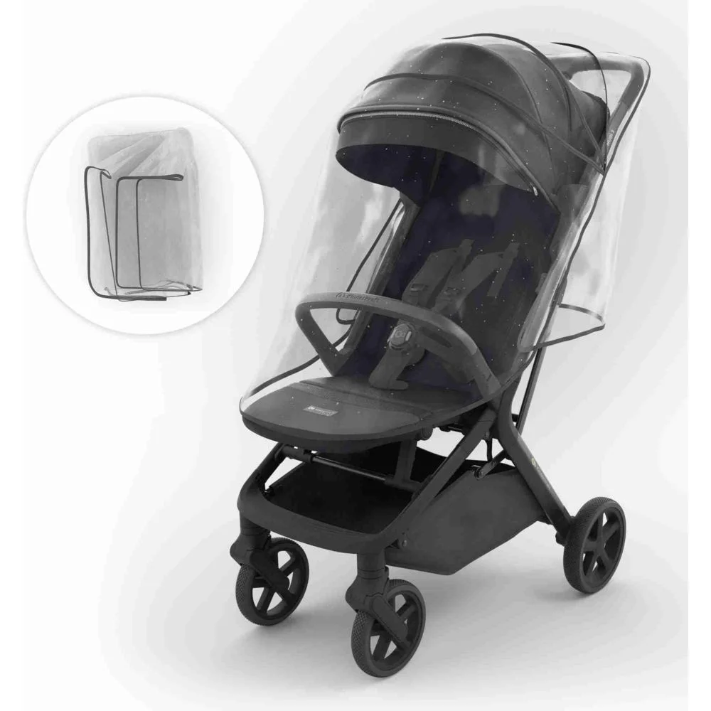 Premium Lightweight Compact Stroller for Travel and Daily Use (Midnight Black) 80xa2