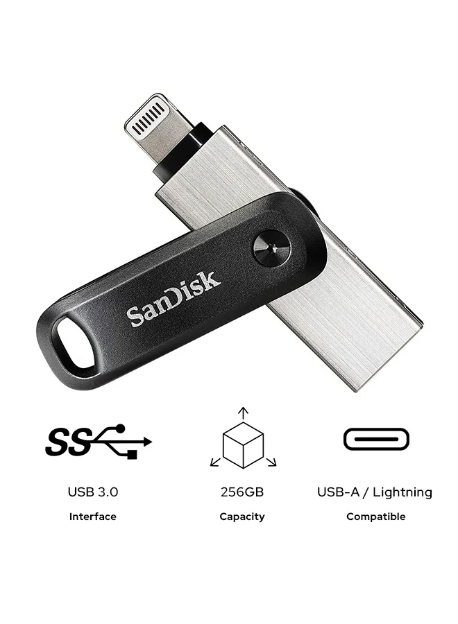 Premium High-Speed Flash Drive 256 GB USB 3.0 Type-A Portable Storage for Smartphones and Tablets (256 GB) o0td1