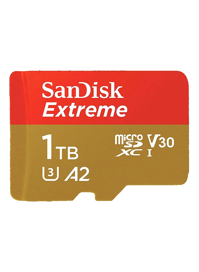 Premium High-Speed microSD Memory Card 1TB for 4K Video Recording (190MB/s Read, 130MB/s Write, Compatible with Smartphones Drones and Action Cams) t5zpy