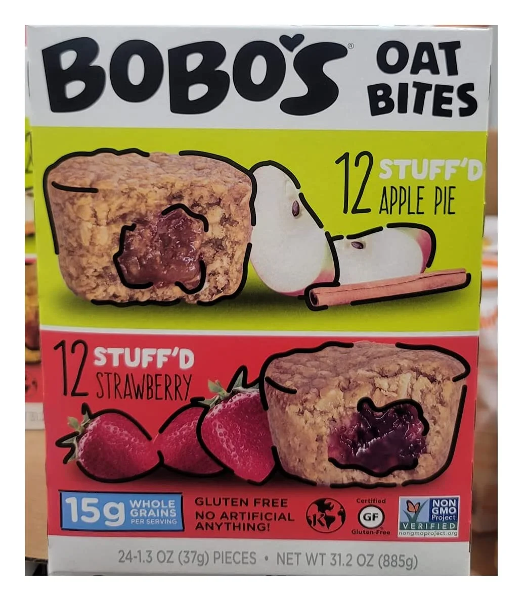Bobo's Stuffed Oat Bites Premium Baked Snack Bars (24 Count, 1.3 kg) 3ce32