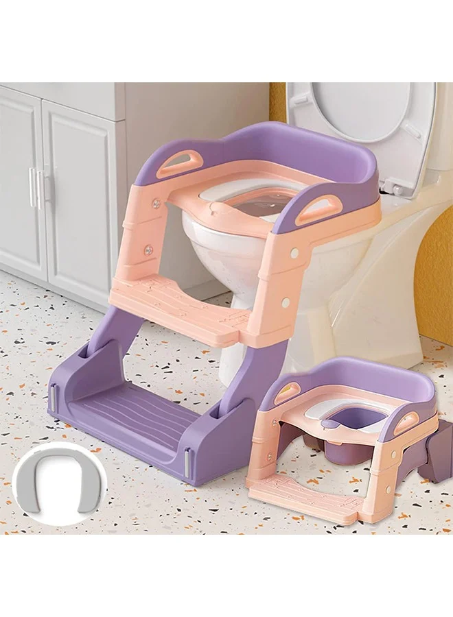 Beauenty Potty Training Chair with Step Stool Ladder for Toddlers (Adjustable Height, Unisex) 9x44d