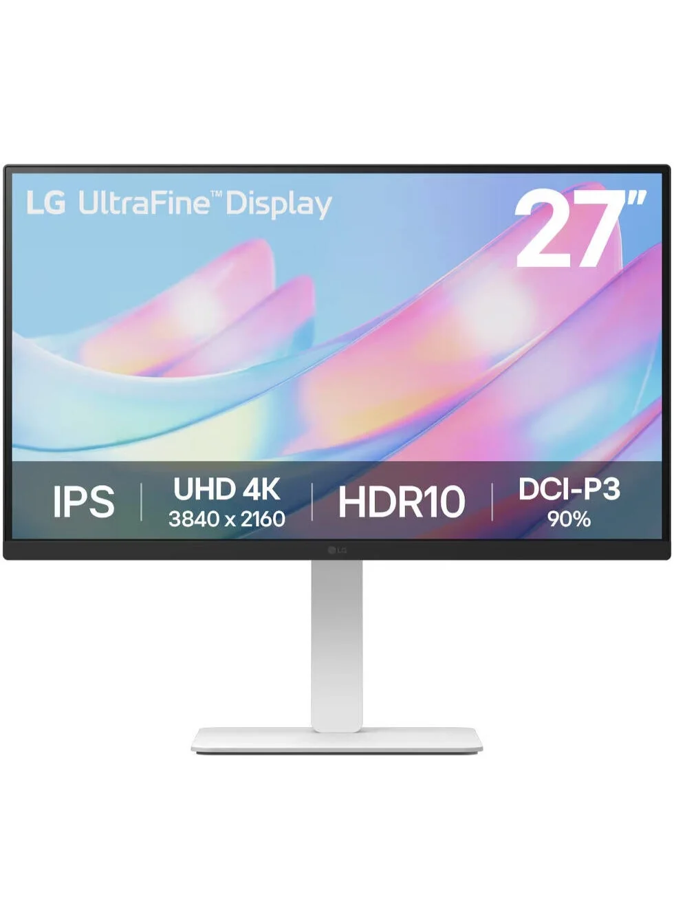 Ultra-HD 27-inch 4K UHD IPS Monitor Professional Display with Dynamic Action Sync (White, 68.58 cm) qspjz