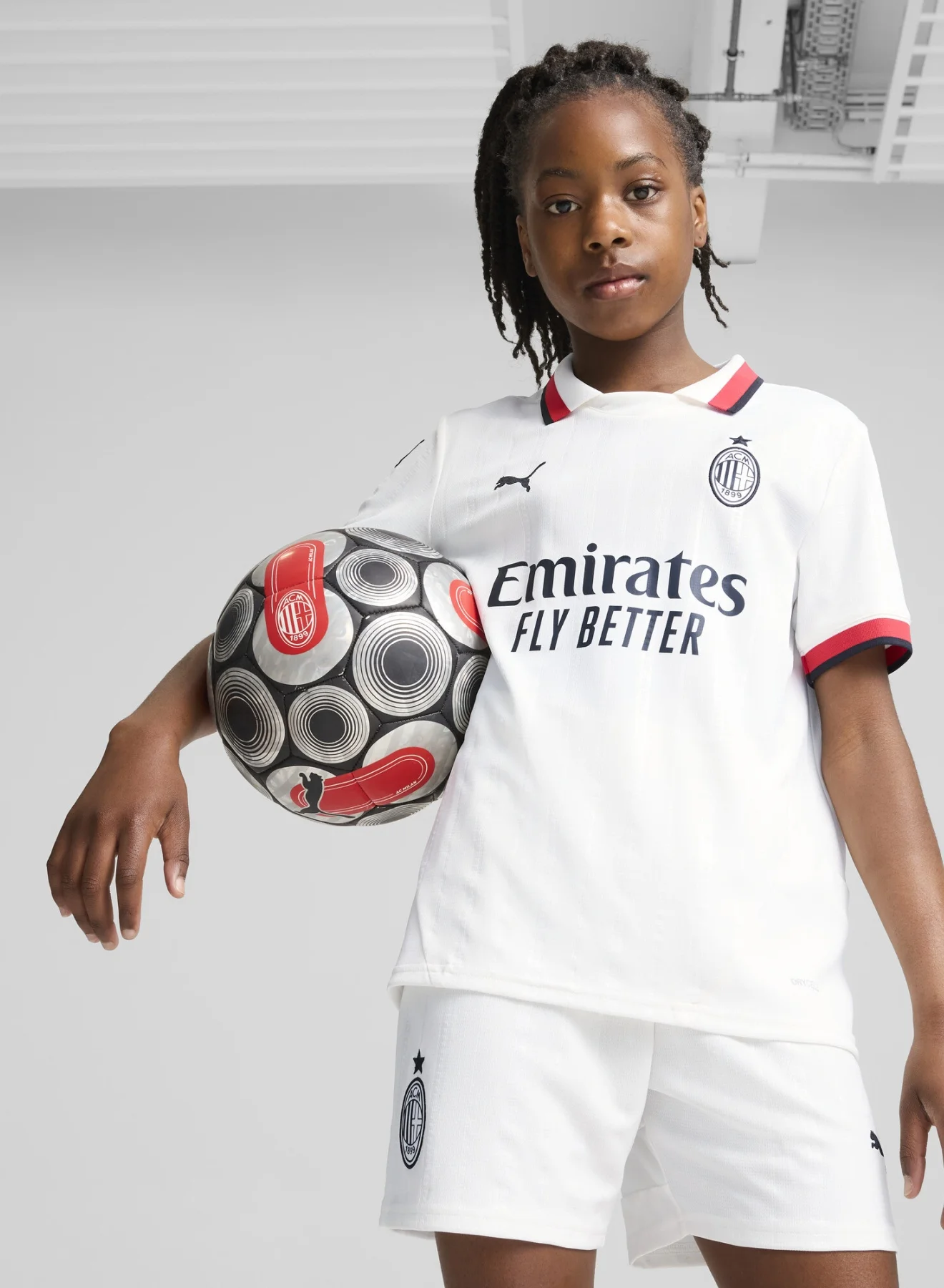 Sport Soccer Jersey 24/25 Away Youth Edition (White, Kids) cd8xk