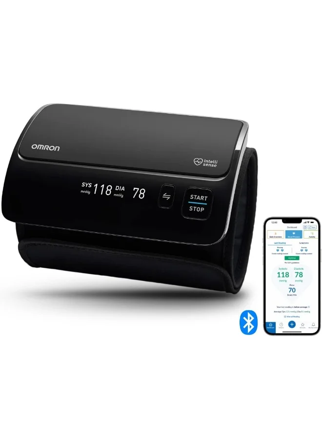Premium Smart Home Blood Pressure Monitor Digital Upper Arm Cuff (1 Unit) xv0w0