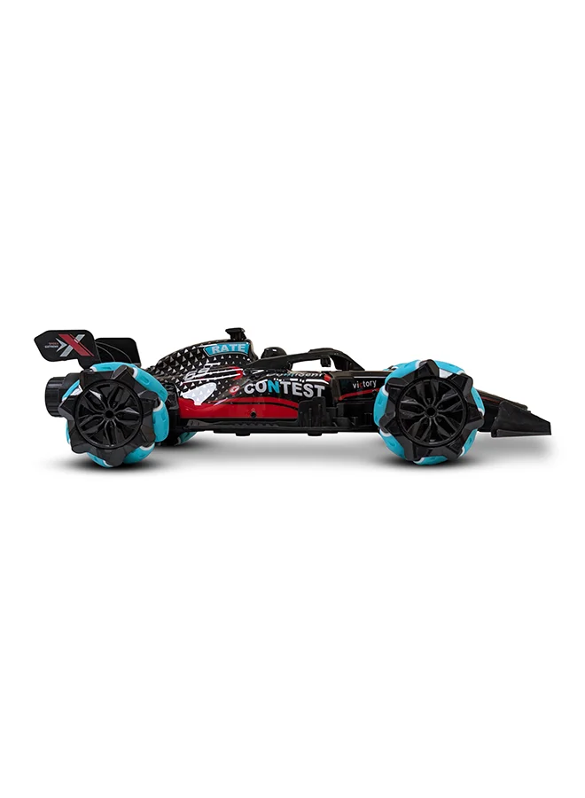 HyperDrift X-Racer Remote Control Drift Car 1:16 Scale with LED Lighting and Rechargeable Battery (Multi-Directional Tires) xyy55
