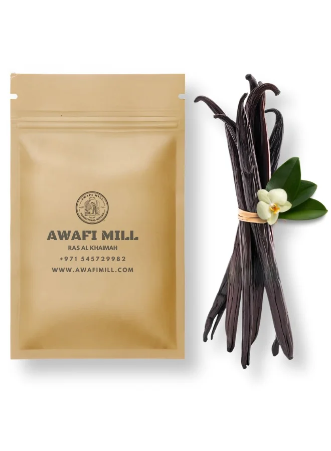 AWAFI MILL Premium Madagascar Vanilla Beans (Grade A Whole Pods, 50g) vmdu5