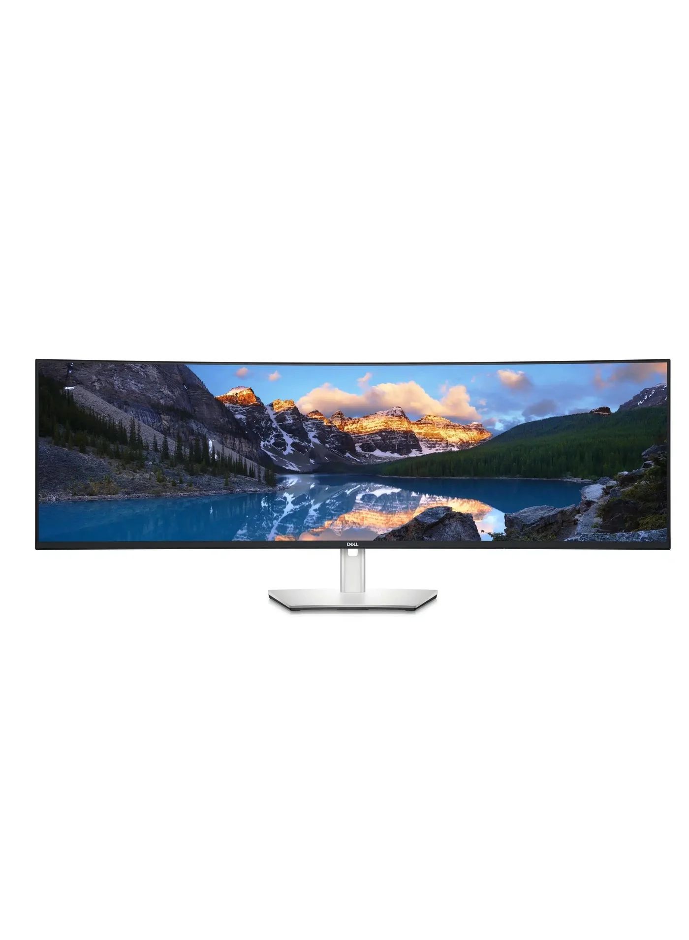 Premium 49-inch Ultrawide Curved Monitor 5K Dual QHD Display High-Resolution Professional Workstation (Black and Grey, 124 cm) rrzav