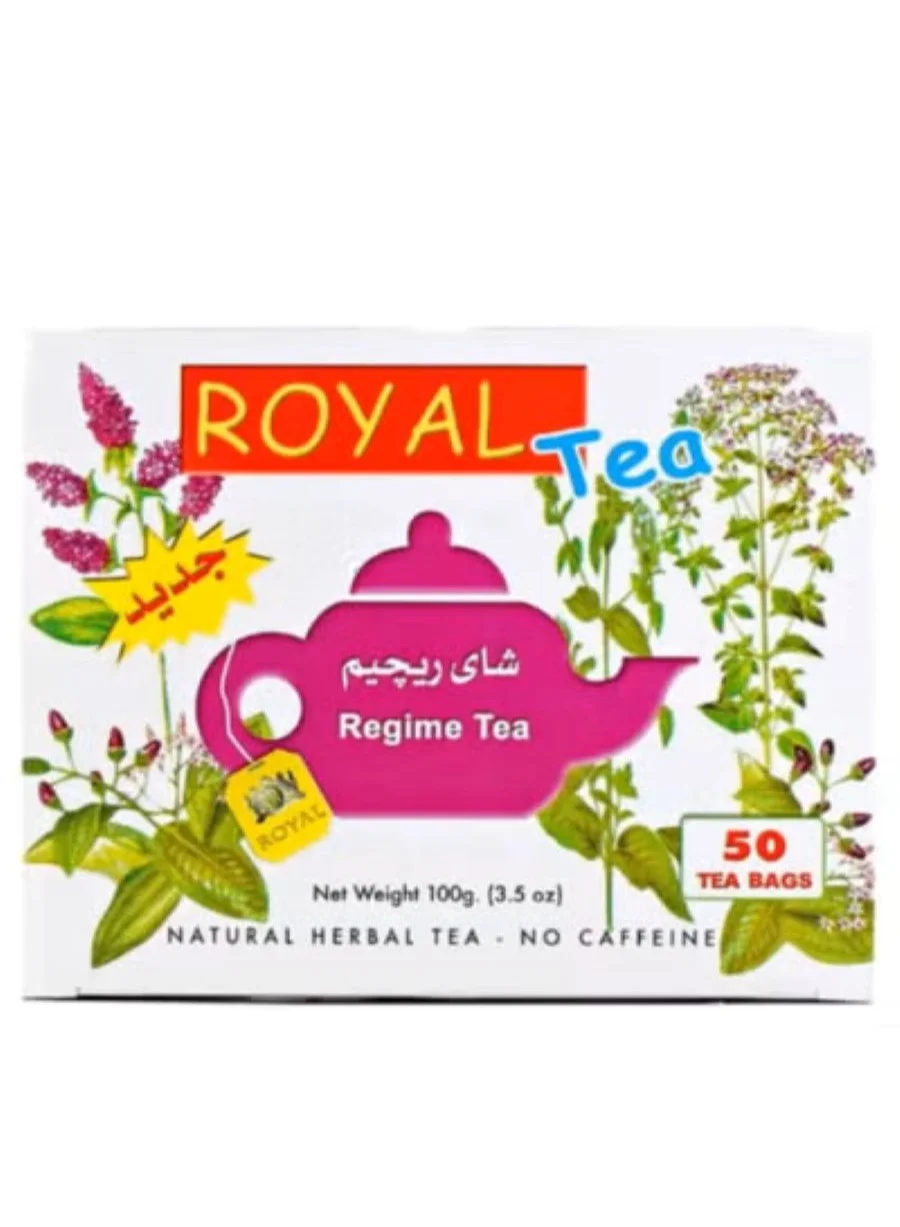 Royal Regime Herbal Tea Blend (50 Tea Bags) Premium Natural Infusion for Daily Wellness 439hc