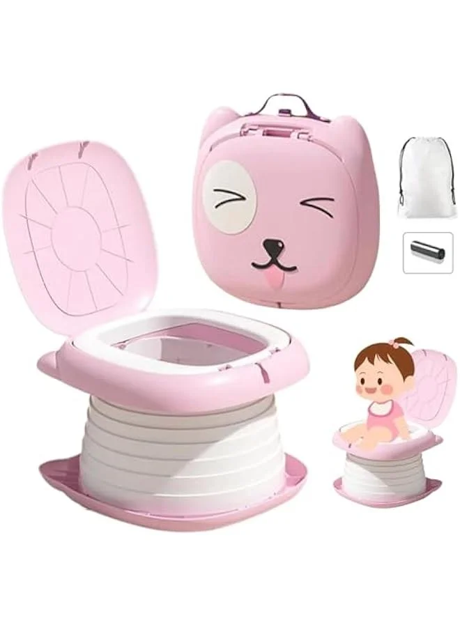TRASSLE Portable Potty Seat for Toddler Travel (Compact Design, Unisex, 25 cm x 25 cm) qsnco