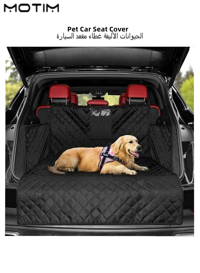 Motim Dog Car Trunk Mat Waterproof Pet Cargo Liner (105x180 cm) Heavy-Duty Protective Cover for SUV and Truck 5mzgv