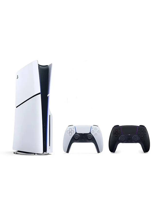 Premium Slim Gaming Console Disc Edition With Extra Wireless Controller (Black, 1TB) tszs8