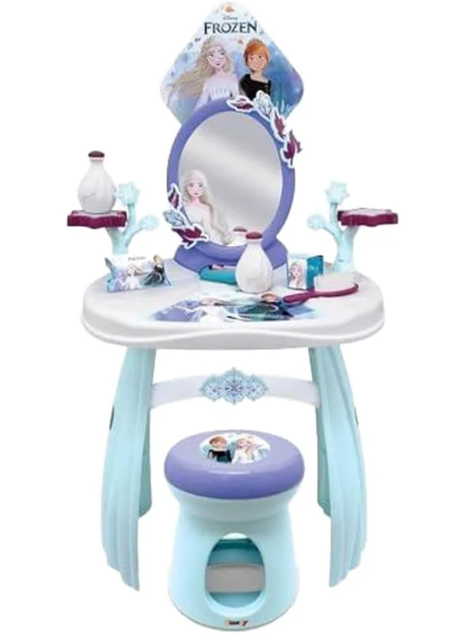 Premium Cartoon Themed Dressing Table Set with Chair and Accessories for Kids (Plastic, 1 Set) 80pxr