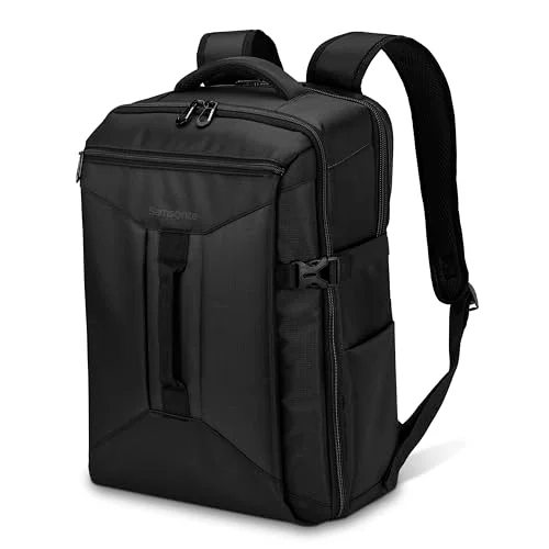 Premium Travel Backpack Durable Lightweight Carry-On Luggage for Business and Commuting (Black, One Size) q4mjl