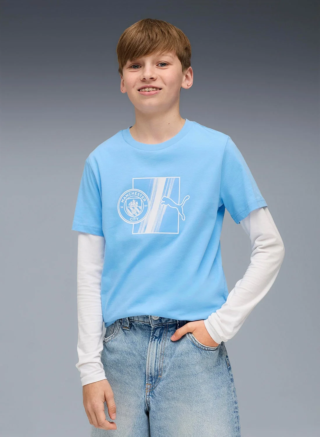 Sport Youth Soccer Graphic T-Shirt Premium Cotton Crew Neck Short Sleeve (Kids, Size S) p1jx2